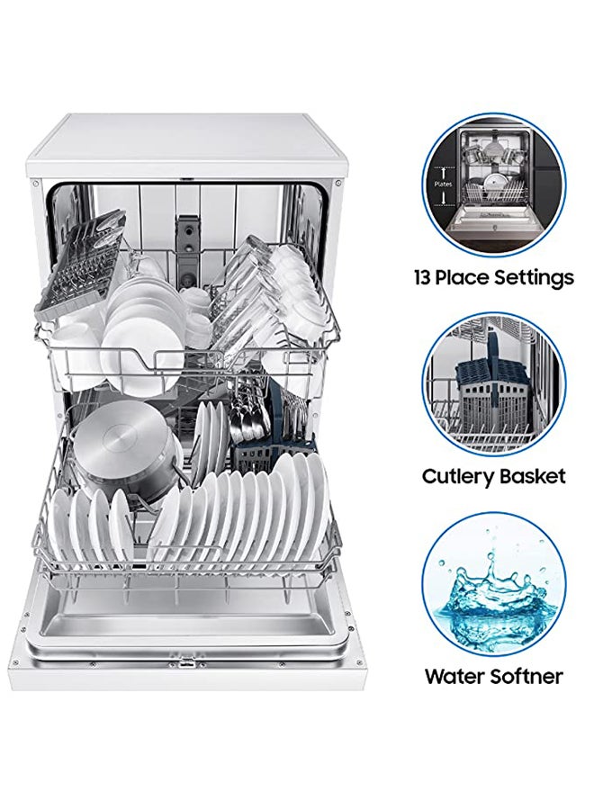 13L 6 Programmes 13 Place Settings Free Standing Dishwasher 1800 W DW60M6040FS Silver - v1668601988/N30494404A_9