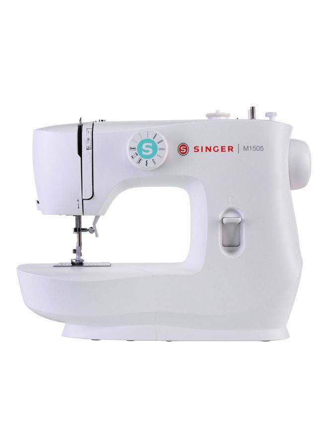 SINGER Electric Sewing Machine M1505 White/Silver - Image 1