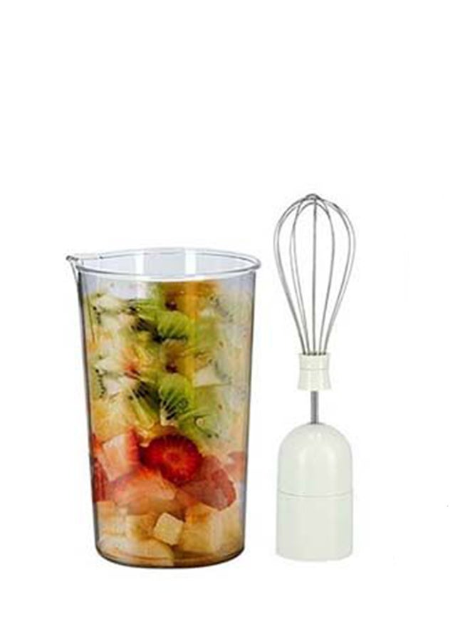 Olsenmark - 4 in 1 Hand Blender with Copper Motor, Anti-Splatter and Stainless Steel Blade &  2 Speed Setting OMHB2353 White/Silver/Black - Image 1