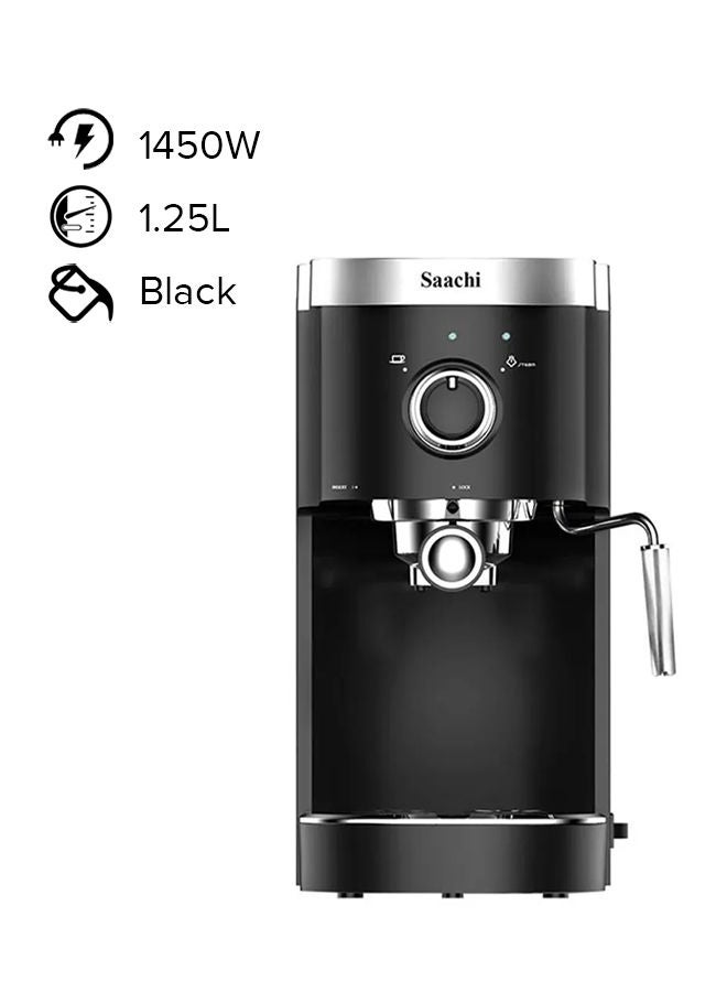 ساتشي ماكينة صنع قهوة 3 في 1 للاسبريسو والكبسولات 1.25 L 1450.0 W NL-COF-7061-BK أسود - Image 1