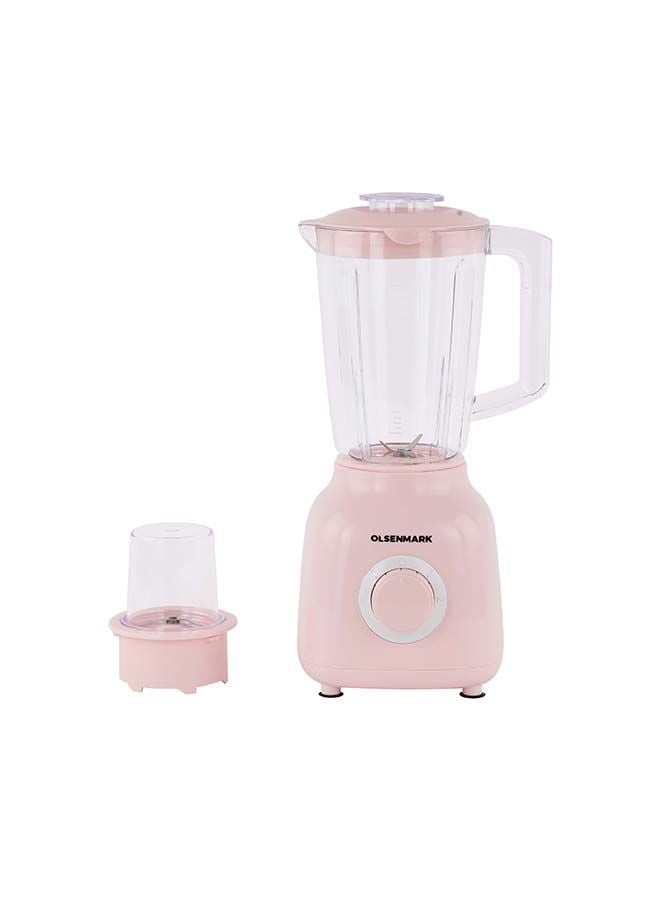 2 in 1 Blender 1.5 L 350 W OMSB2414 Pink/White/Clear