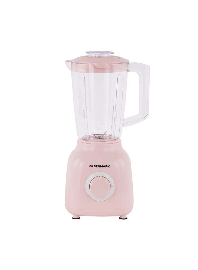 2 in 1 Blender 1.5 L 350 W OMSB2414 Pink/White/Clear