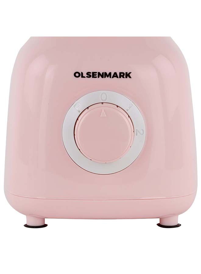 2 in 1 Blender 1.5 L 350 W OMSB2414 Pink/White/Clear