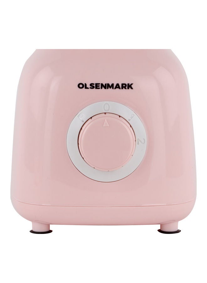 2 in 1 Blender 1.5 L 350 W OMSB2414 Pink/White/Clear