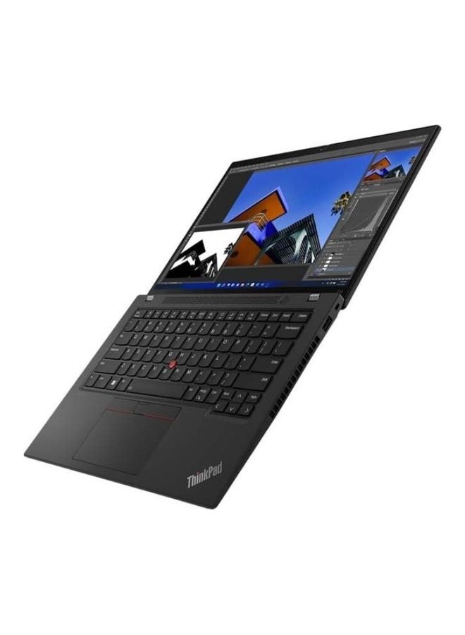 ThinkPad T14 Gen 3 (Upgraded Version) Laptop With 14-Inch WUXGA Display, Core i5-1235U Processor / 8GB RAM / 512GB SSD / Intel Iris Xe Graphics functions as UHD Graphics / W11 / English/Arabic Thunder Black