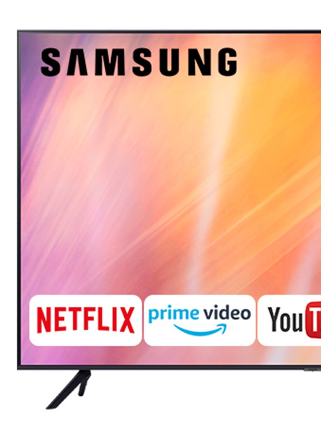 Samsung - 75 Inch 4K Crystal UHD Smart LED TV With Built-In Receiver (2021) 75AU7000 Titan Grey - Image 1