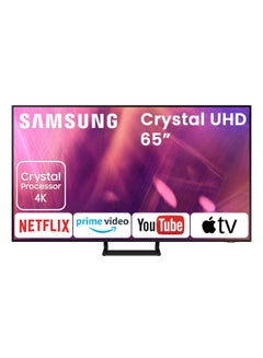 65 Inches AU9000 Crystal UHD 4K Flat Smart TV (2021) 65AU9000 Black