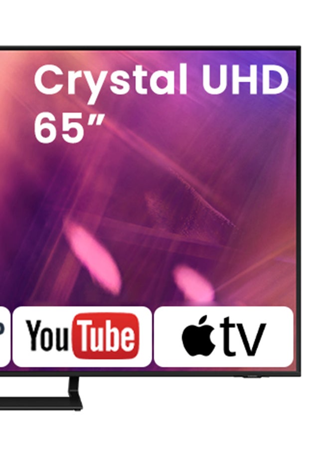 Samsung - 65 Inches AU9000 Crystal UHD 4K Flat Smart TV (2021) 65AU9000 Black - Image 1