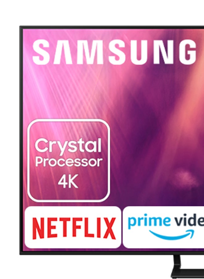 Samsung - 65 Inches AU9000 Crystal UHD 4K Flat Smart TV (2021) 65AU9000 Black - Image 1