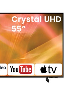 55-Inch Crystal UHD 4K Flat Smart TV 55AU8000 / 55AU8000U Black - v1668603238/N45745376A_8