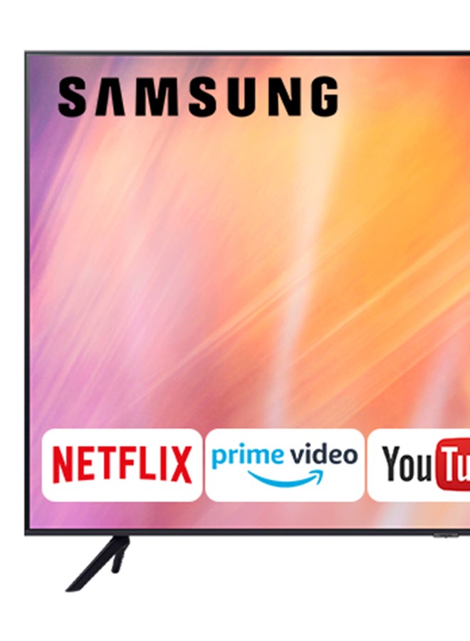 Samsung - 55-Inch Crystal UHD LED OS 4K Flat Smart TV UA55AU7000UXEG Titan Grey - Image 1