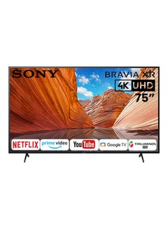 BRAVIA 75 inch X80J Smart Google TV, 4K Ultra HD with High Dynamic Range (HDR) KD75X80J/BJ Black