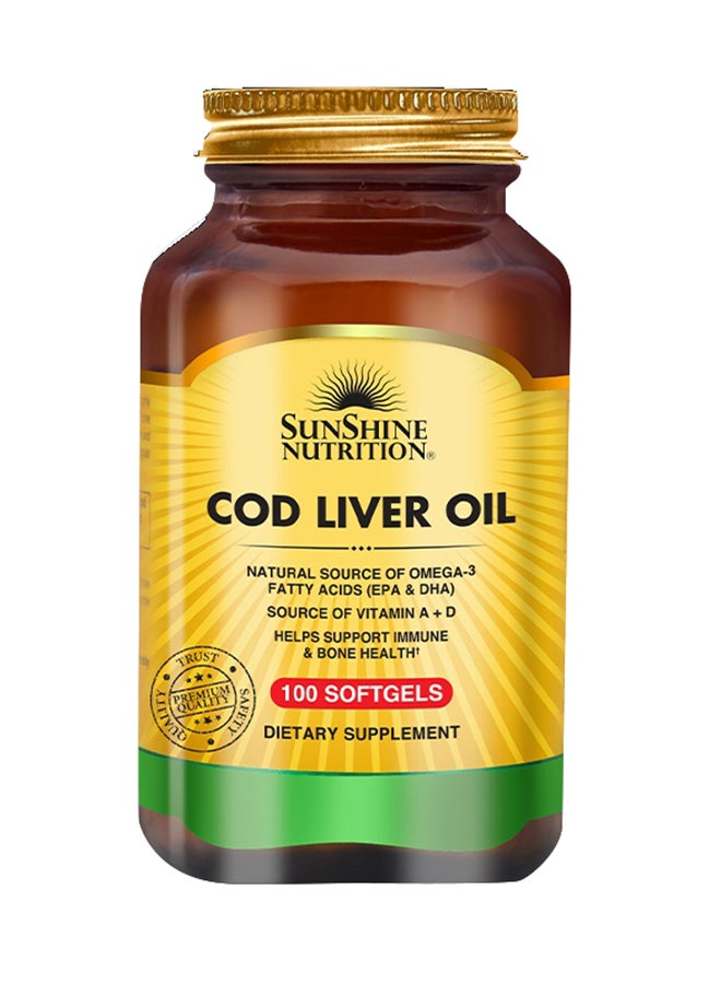 Cod Liver Oil 100 Softgel - v1668603755/N15015854A_1