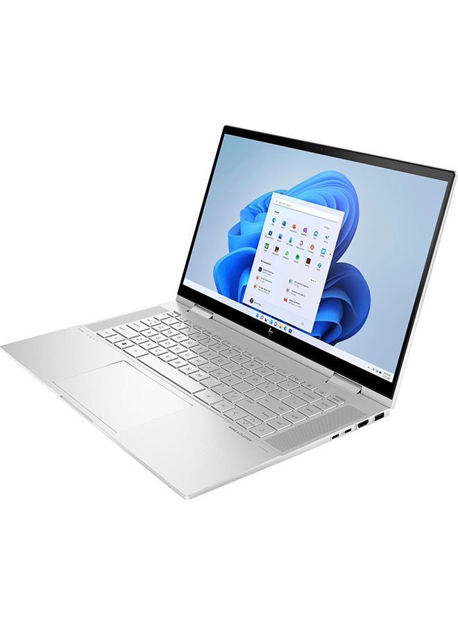 Envy X360 15-EW0023DX Touchscreen Convertible 2 In 1 (Upgraded Version) Laptop With 15.6-Inch Display, Intel Evo Platform Core i7-1255U Processer/16GB RAM/512GB SSD/Intel Iris Xe Graphics/Windows 11 Home English Silver - v1668605689/N53367845A_3