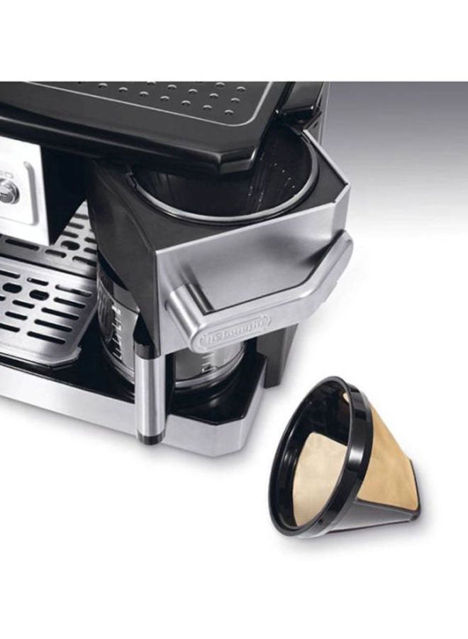 De'Longhi - Combi 3 in 1 Coffee Maker, 15 Bar, 1.7 L 1750 W BCO420 Silver/Black - Image 1