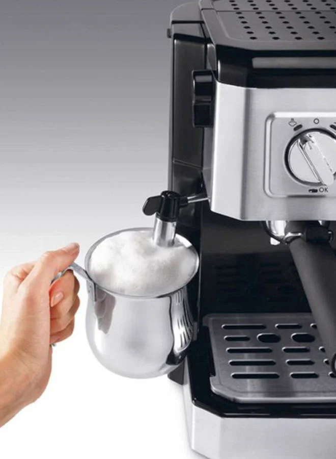 De'Longhi Combi 3 in 1 Coffee Maker, 15 Bar, 1.7 L 1750 W BCO420 Silver/Black