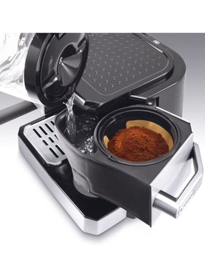 De'Longhi - Combi 3 in 1 Coffee Maker, 15 Bar, 1.7 L 1750 W BCO420 Silver/Black - Image 1