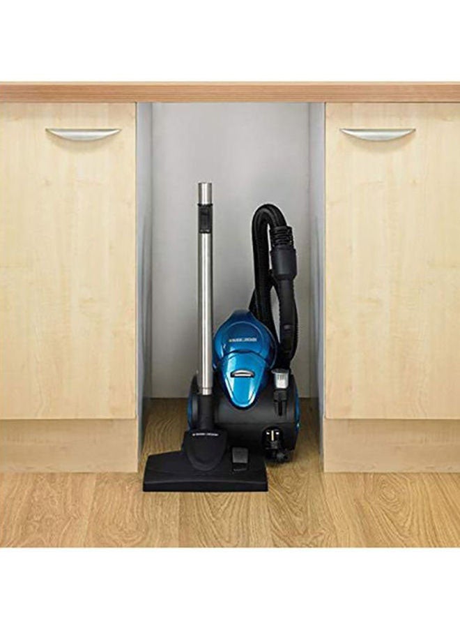 BLACK+DECKER - Bagless Cyclonic Vacuum Cleaner with 6 Stage Filteration and HEPA Filter 1.8 L 2000 W VM2825-B5 Blue - Image 1