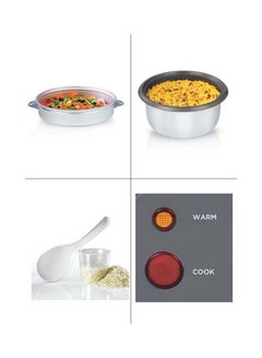 BLACK+DECKER Electric Non Stick Rice Cooker 4.5 L 1600.0 W RC4500-B5 White  - Image 4