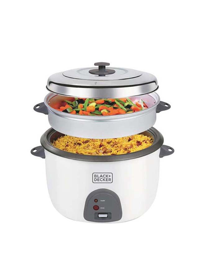 بلاك اند ديكر وعاء طهي أرز كهربائي بسطح مانع للالتصاق 4.5 L 1600.0 W RC4500-B5 أبيض  - Image 5