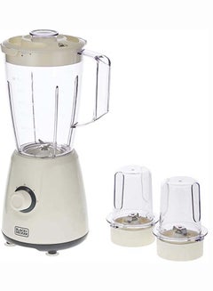 Blender with Grinder Mill & Chopper Mill, 1.5L Jar, 2-Speed with Turbo Function, Durable Plastic Build, Multi-Purpose for Smoothies, Juices & Food Prep, 1.5 L 400 W BX4000-B5 White - v1668611435/N12407122A_8