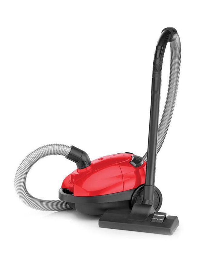 BLACK+DECKER - Portable Corded Vacuum Cleaner, 1000W, with 1L Dust Bag, 3-Speed Settings for Deep Cleaning, Anti-Tangle Beater Bar, Easy Empty Bowl, Battery Indicator 1000 W VM1200-B5 Red/Black - Image 1