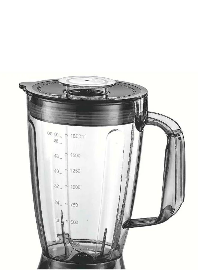 BLACK+DECKER 5-in-1 Food Processor, 2L Processing Bowl, 1.8L Blender Jar with Stainless Steel Blades, 34 Functions for Chopping, Slicing, Shredding, Compact Design, 750 W FX775-B5 Black