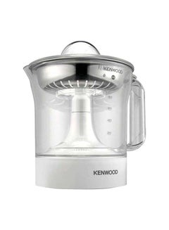 Kenwood JE290A Spremiagrumi elettrico, rotazione a destra e sinistra, base antiscivolo, vano portacavo, capacità caraffa 1L con misuratore graduato, pratico beccuccio, compatto, 40w, Bianco