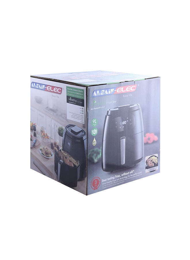 ALSAIF-ELEC - LED Air fryer 9 L 1800 W AL7304 Black - Image 1