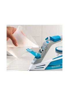 BLACK+DECKER Steam Iron 330.0 ml 2800.0 W X2800-B5 Blue/White/Grey  - Image 2
