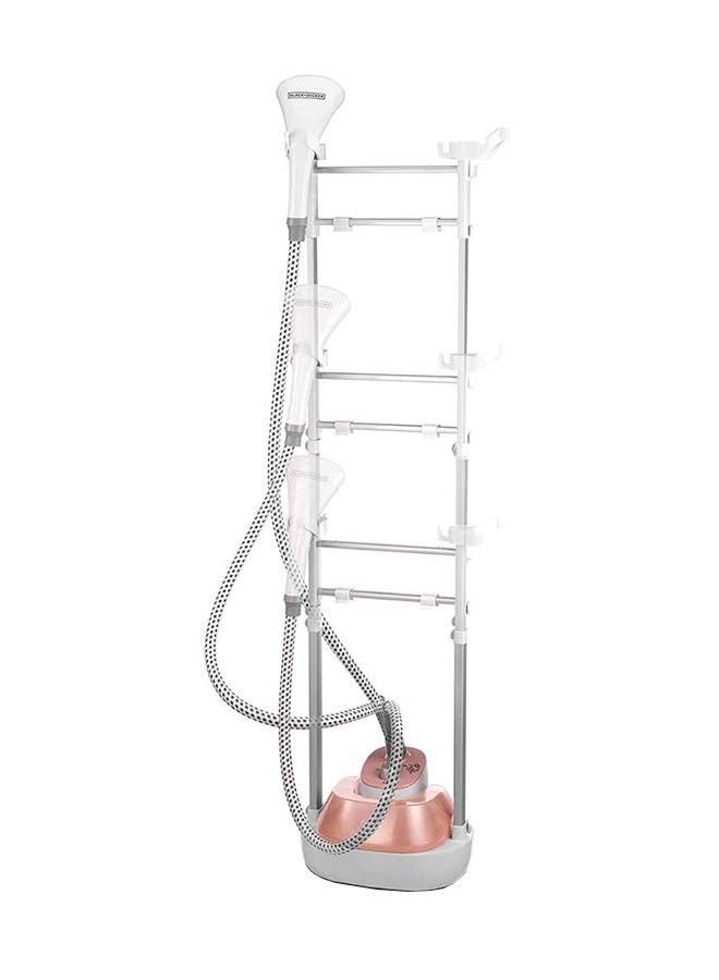 بلاك اند ديكر - جهاز كي بالبخار للملابس من 3 مراحل وعمودين 2 L 1785 W GSTM2050-B5 أبيض/ذهبي - Image 1
