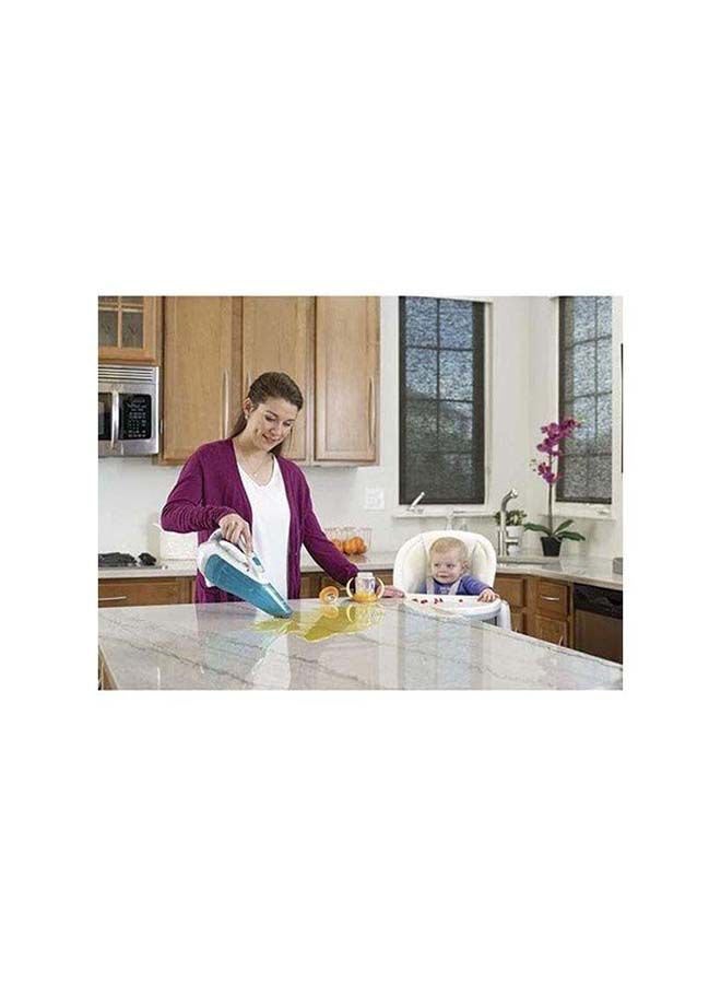 BLACK+DECKER - 10.8V 1.5Ah Li-Ion Wet & Dry Cordless Dustbuster Hand Vacuum 240 ml 16.2 W WDA315J-B5 White/Blue - Image 1