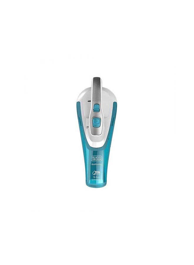 BLACK+DECKER - 10.8V 1.5Ah Li-Ion Wet & Dry Cordless Dustbuster Hand Vacuum 240 ml 16.2 W WDA315J-B5 White/Blue - Image 1