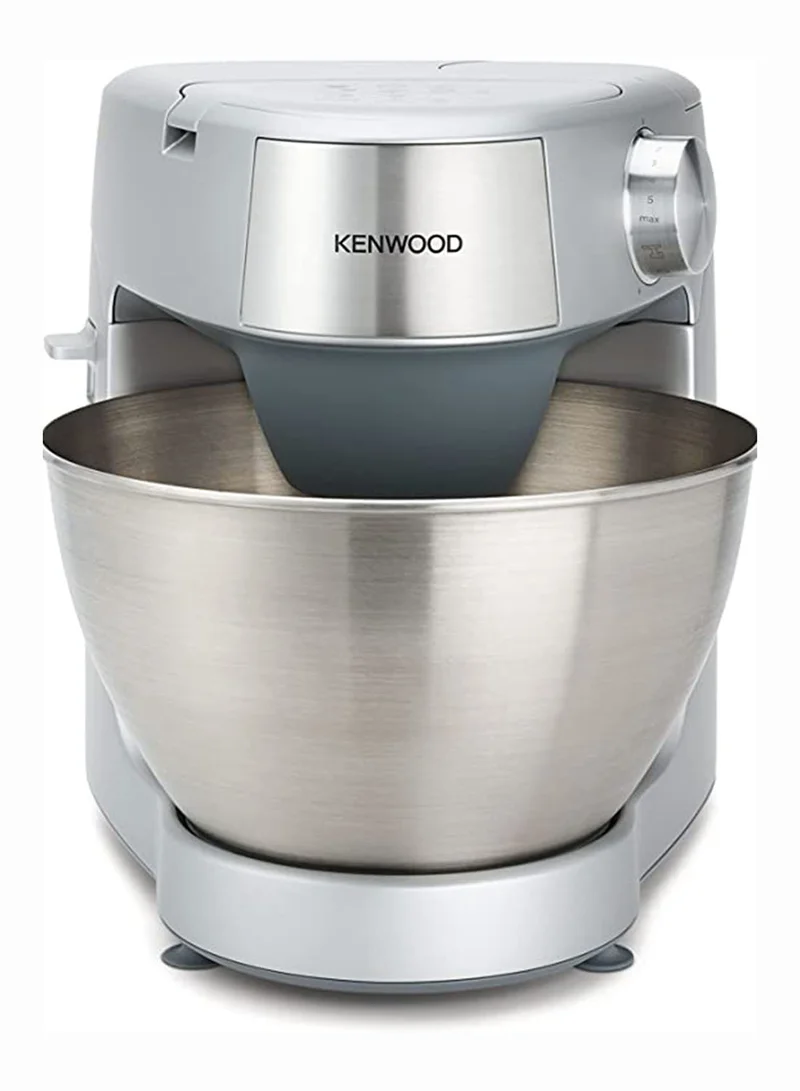 KENWOOD Kitchen Machine, Stainless Steel Bowl, Prospero 10 Attachments, Variable Speed, K-Beater, Whisk, Dough Hook, Glass Blender, Meat Grinder, Food Processor, Juicer, Citrus Juicer, Multi Mill, 4.3 L 1000 W KHC29.W0SI Silver