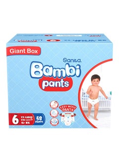 Pants Giant Box Size 6, Xx Large +16 Kg, 58 Count - v1668663188/N53368181A_4