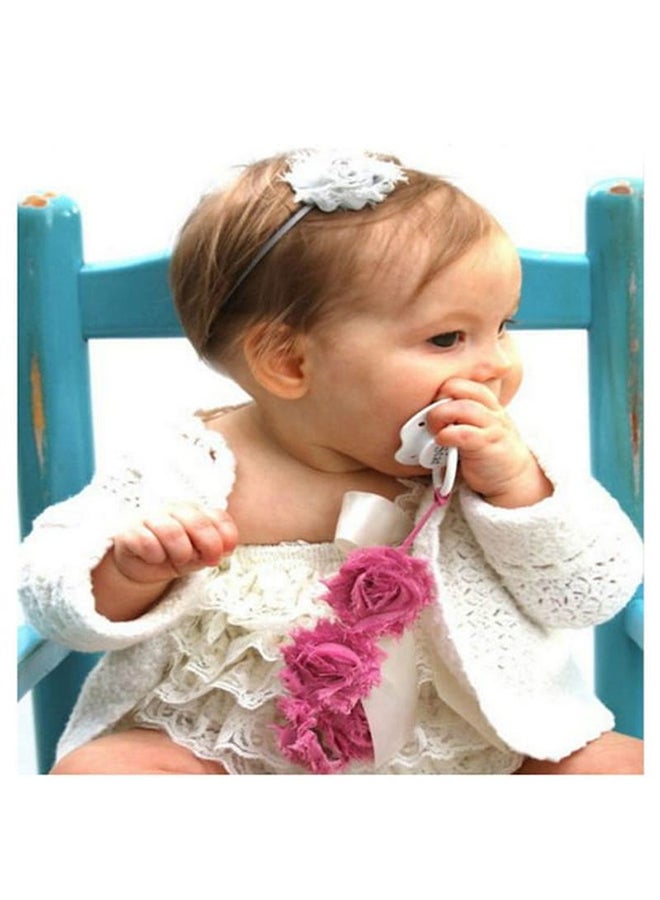 Creative Flower Pattern Anti-Dropping Durable Baby's Pacifier Chain - Image 3