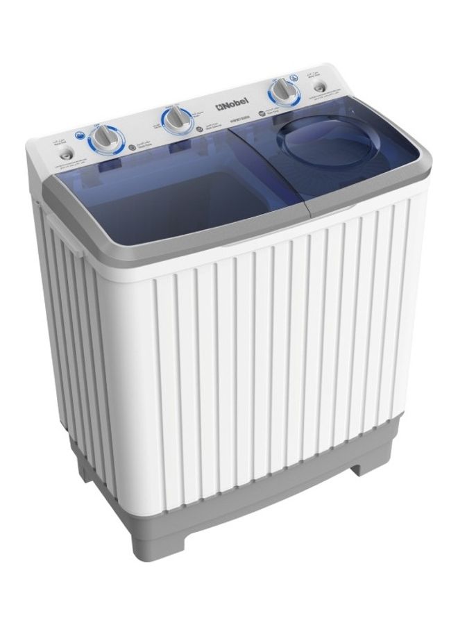 نوبل غسالة نصف أوتوماتيك بحوضين NWM700RH أبيض  - Image 1