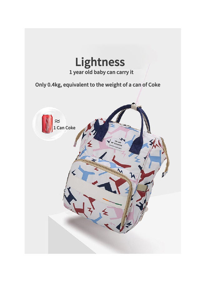 New Mummy Portable Backpack Multifunctional Cosmetic Printed Large Capacity Mother And Baby Bag - v1668670335/N53368268A_6