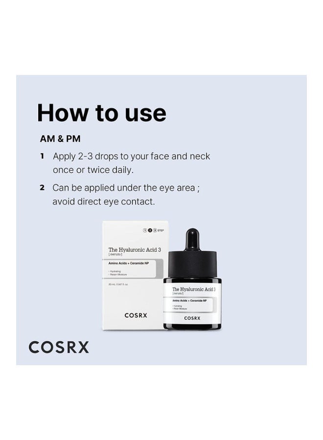 Cosrx - The Hyaluronic Acid 3 Serum 20ml - Image 1