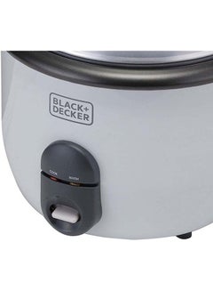 Rice Cooker, Multifunctional Cooking Options, Removable Non-Stick Bowl, Steaming Tray, Water Level Indicator, Glass Lid, Cool Touch Handle, Compact, 1.8 L 700 W RC1860-B5 White - v1668679643/N11426637A_6