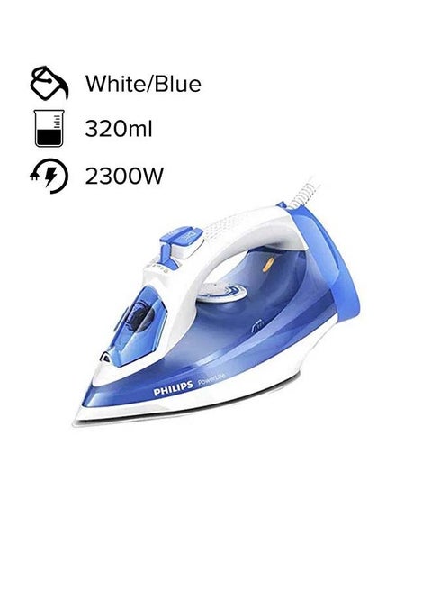 PowerLife Steam Iron 320.0 ml 2300.0 W GC2990/26 White/Blue