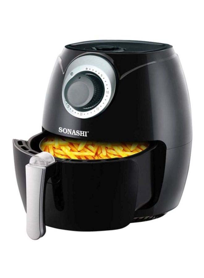 Fast Frying Air Fryer 2.4 L 1300.0 W SAF-002 Black/Silver
