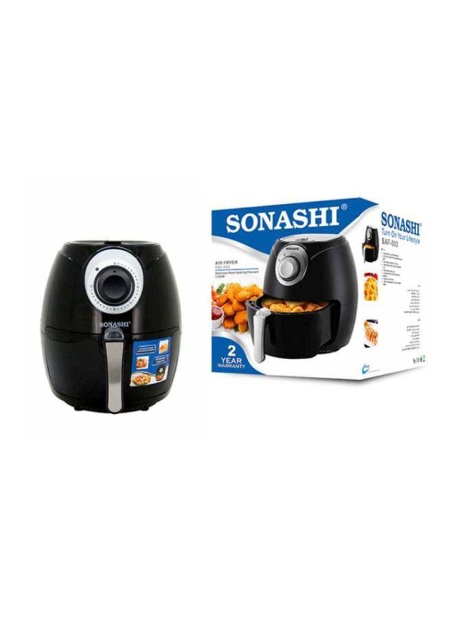 Fast Frying Air Fryer 2.4 L 1300.0 W SAF-002 Black/Silver