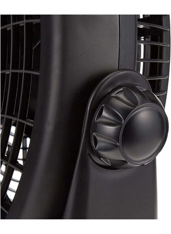 BLACK+DECKER Box Fan With 3 Speed Control, Sturdy Base And Adjustable Swivel - 16 Inch Compact Design FB1620-B5 Black