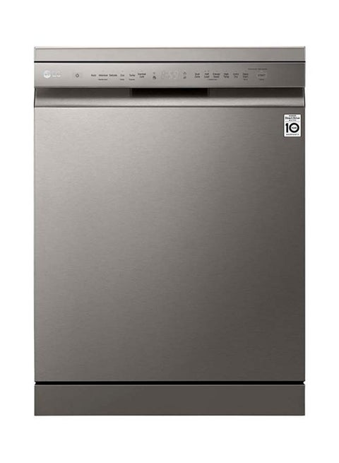 QuadWash 14 Place Setting Dishwasher With EasyRack Plus And Inverter Direct Drive Motor 9L 1600 W DFB512FP Grey