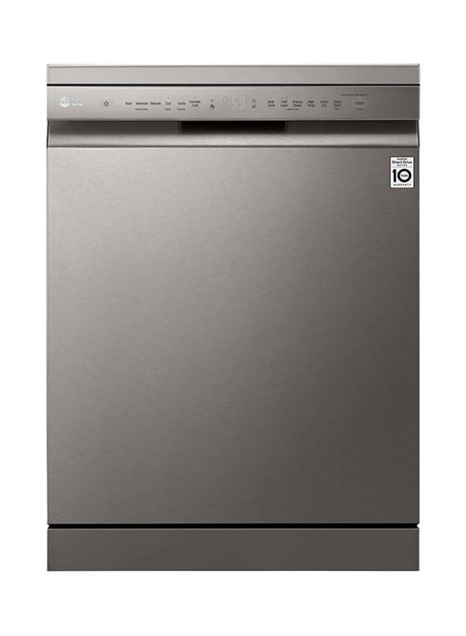 LG - QuadWash 14 Place Setting Dishwasher With EasyRack Plus And Inverter Direct Drive Motor 9L 1600 W DFB512FP Grey - Image 1