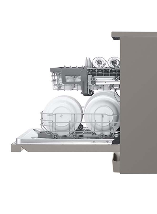 LG - QuadWash 14 Place Setting Dishwasher With EasyRack Plus And Inverter Direct Drive Motor 9L 1600 W DFB512FP Grey - Image 1
