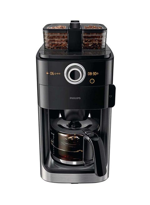 Grind And Brew Coffee Maker 1.2 L 1000 W HD7762 Black