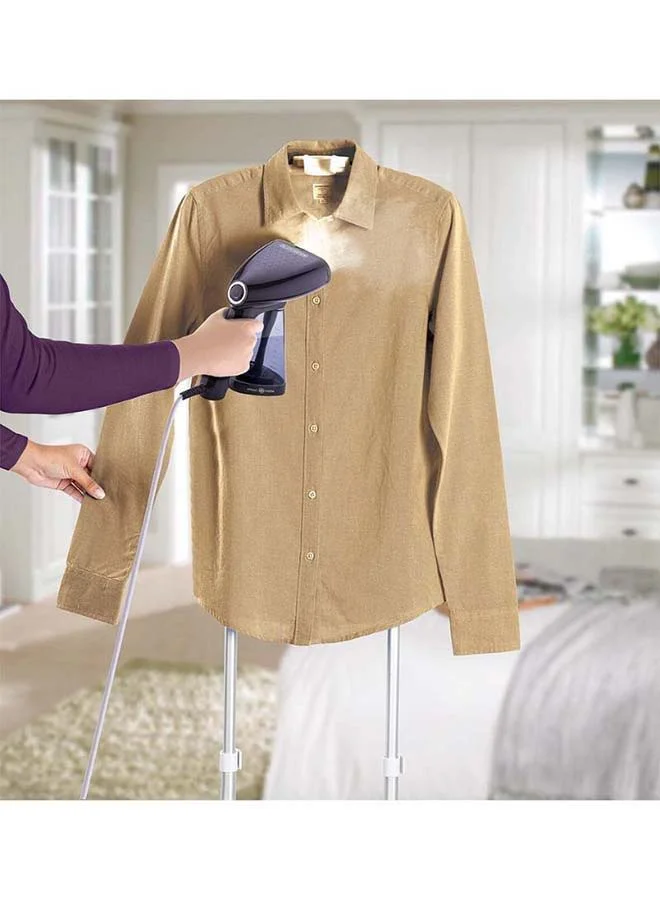 بلاك اند ديكر جهاز تبخير الملابس المحمول، محول زجاجة عالمي، رذاذ دقيق، تصميم مدمج ومريح، فعال على جميع الأقمشة، باللون الأرجواني المعدني الداكن - 0.26 L 1500 W HST1500-B5 فضي