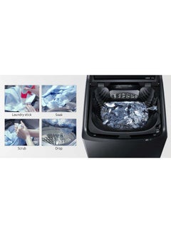 12.5 Kg Top Load Washer With Digital Inverter And Wobble Technology 12.5 kg WA12T6260BV Black - v1668679700/N46625309A_5